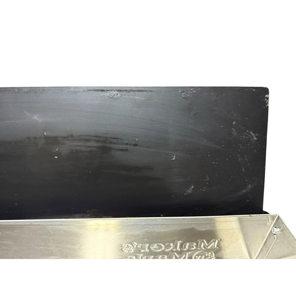 Maker's Mark Metal Black Storage/Display Box for Condiments & Bar Tools